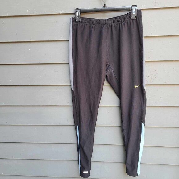 Nike Black Dri Fit Leggings with Zip Up Ankles size Large - Picture 8 of 8